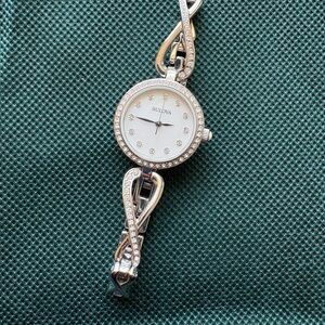 Bulova Infinity Women's Bracelet Crystal Watch